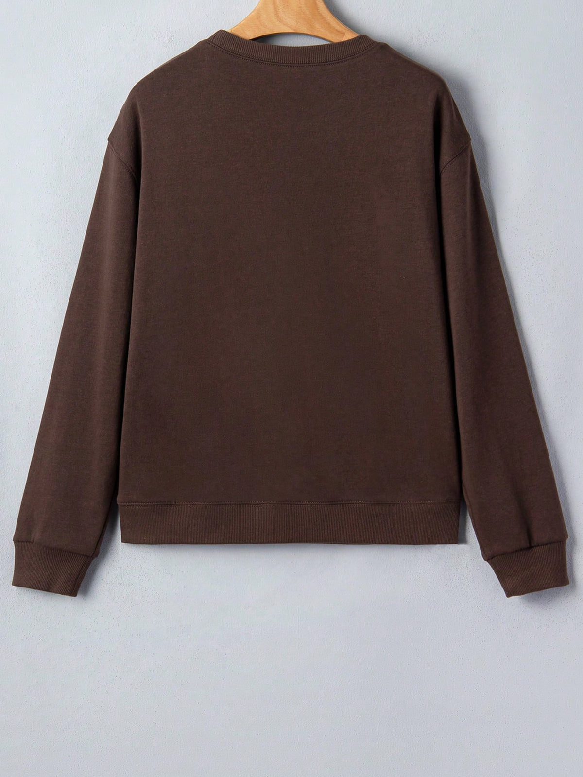 Boho Retro Pray Cotton Sweatshirt Pull on