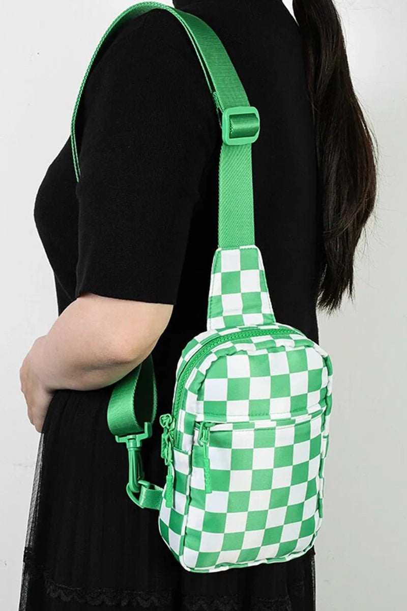 Checkered Sling Bag