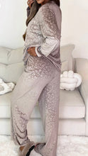 Load image into Gallery viewer, Cozy Velvet Leopard Pjs
