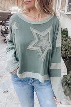 Load image into Gallery viewer, Plus Size Stars Patchwork Top
