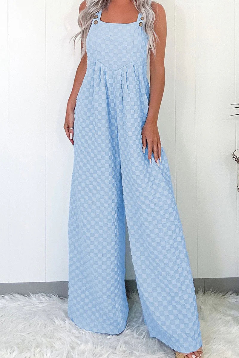 CHECK OFF ALL THE BOXES BEAU BLUE JUMPSUIT **SHIPPING EXPECTED TO BEGIN ON DATE 3/5**