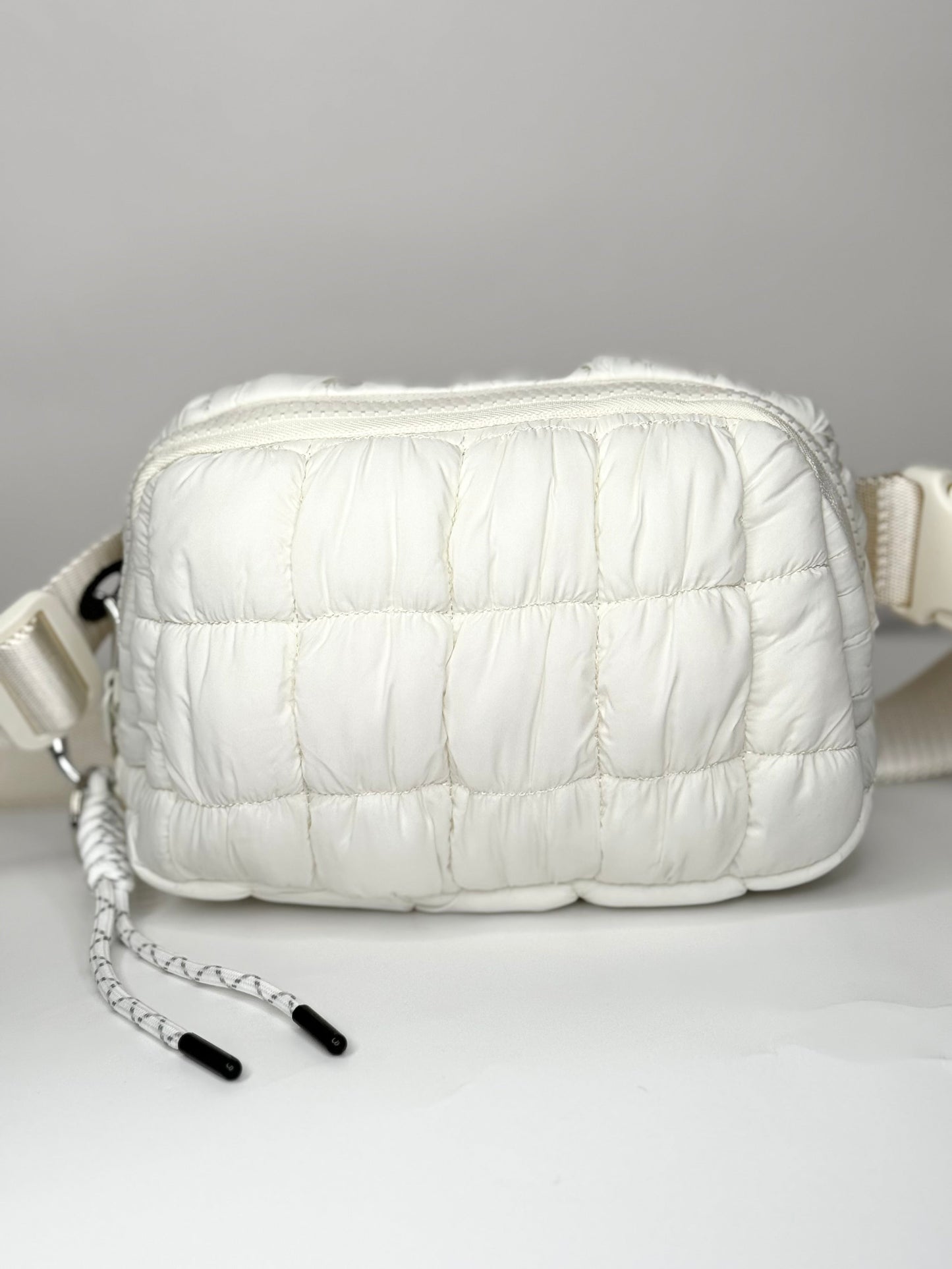 Puff Iris Crossbody Bag (1140-21#) - Adjustable Strap and Zipper Closure - By Iris & Rainbow
