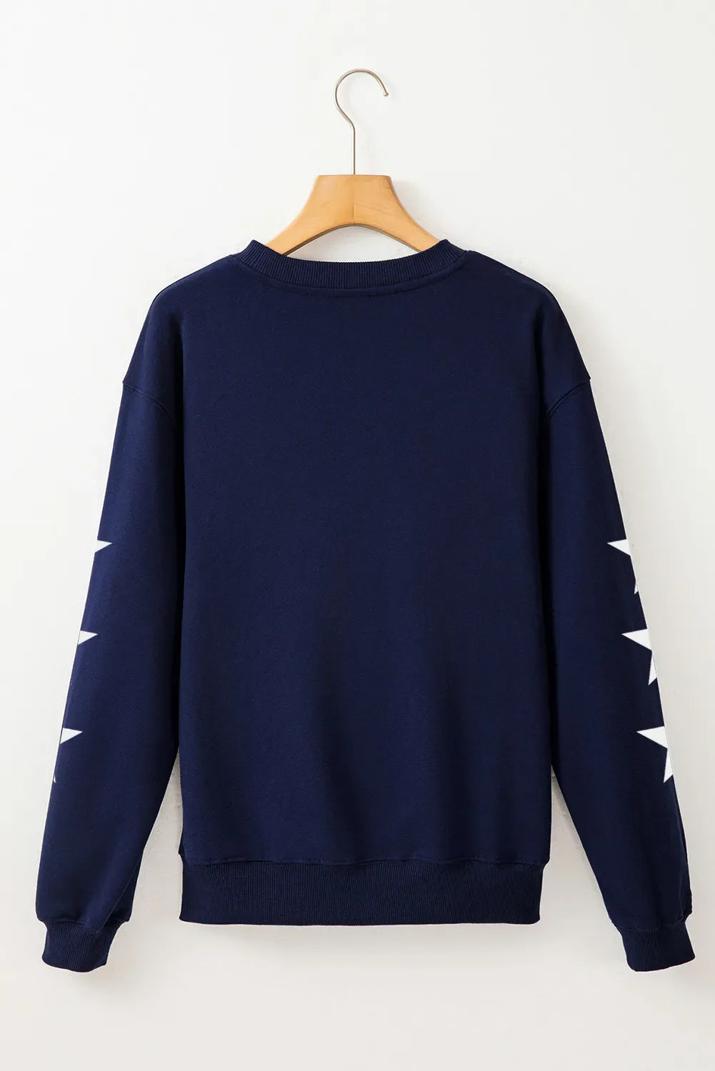 GAME DAY Star Round Neck Long Sleeve Sweatshirt Wild and Free Boutique