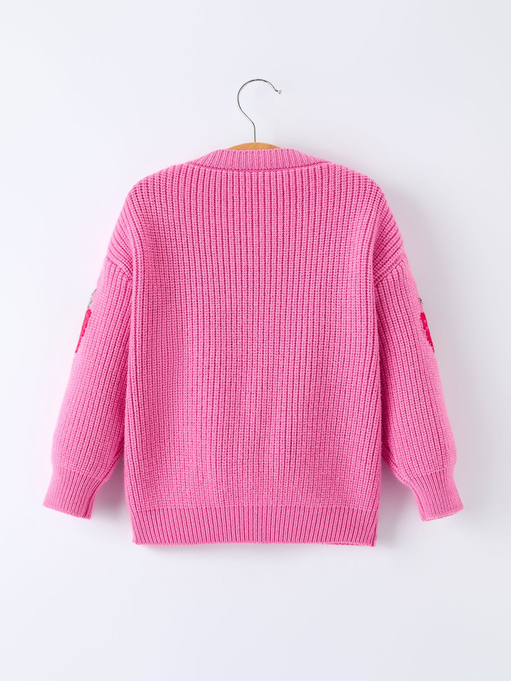Girls Strawberry Cardigan Sweater
