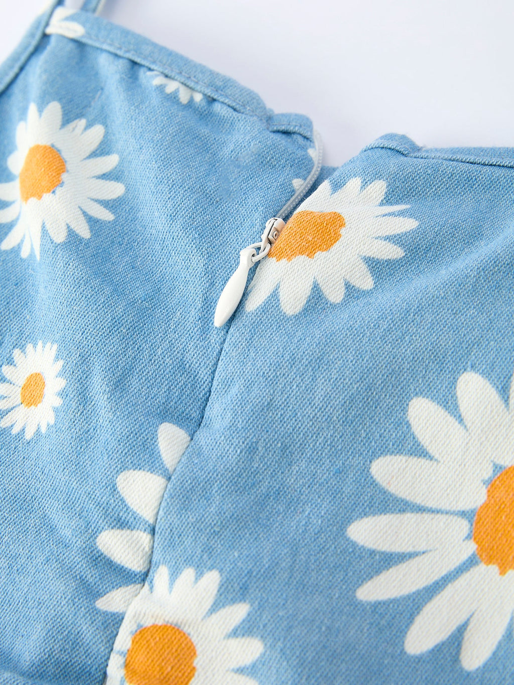 Spring Daisy Girls' Blue Dress