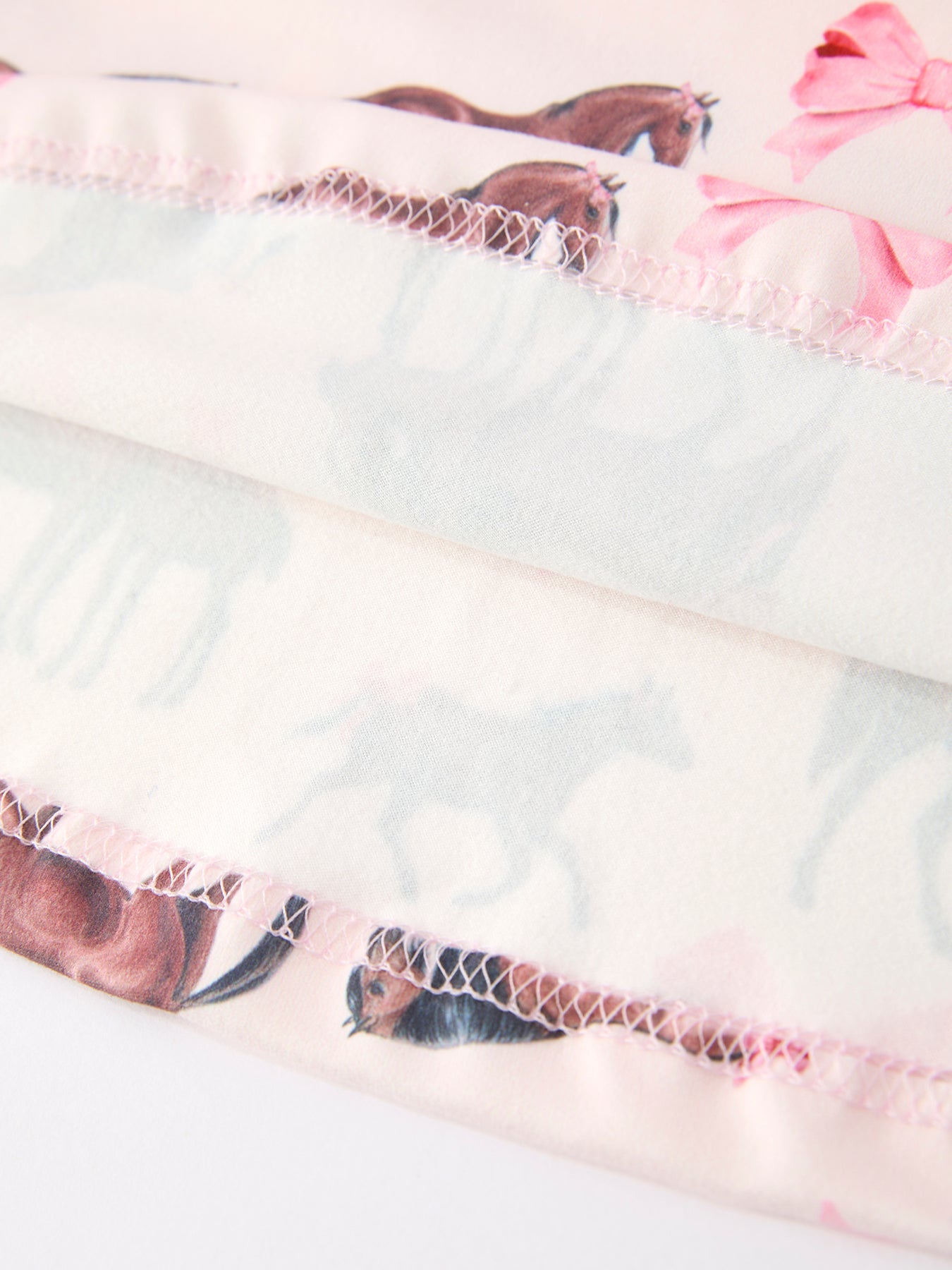 Girls Western Horse Print Twirl Dress Short Sleeve Rylee Faith Designs