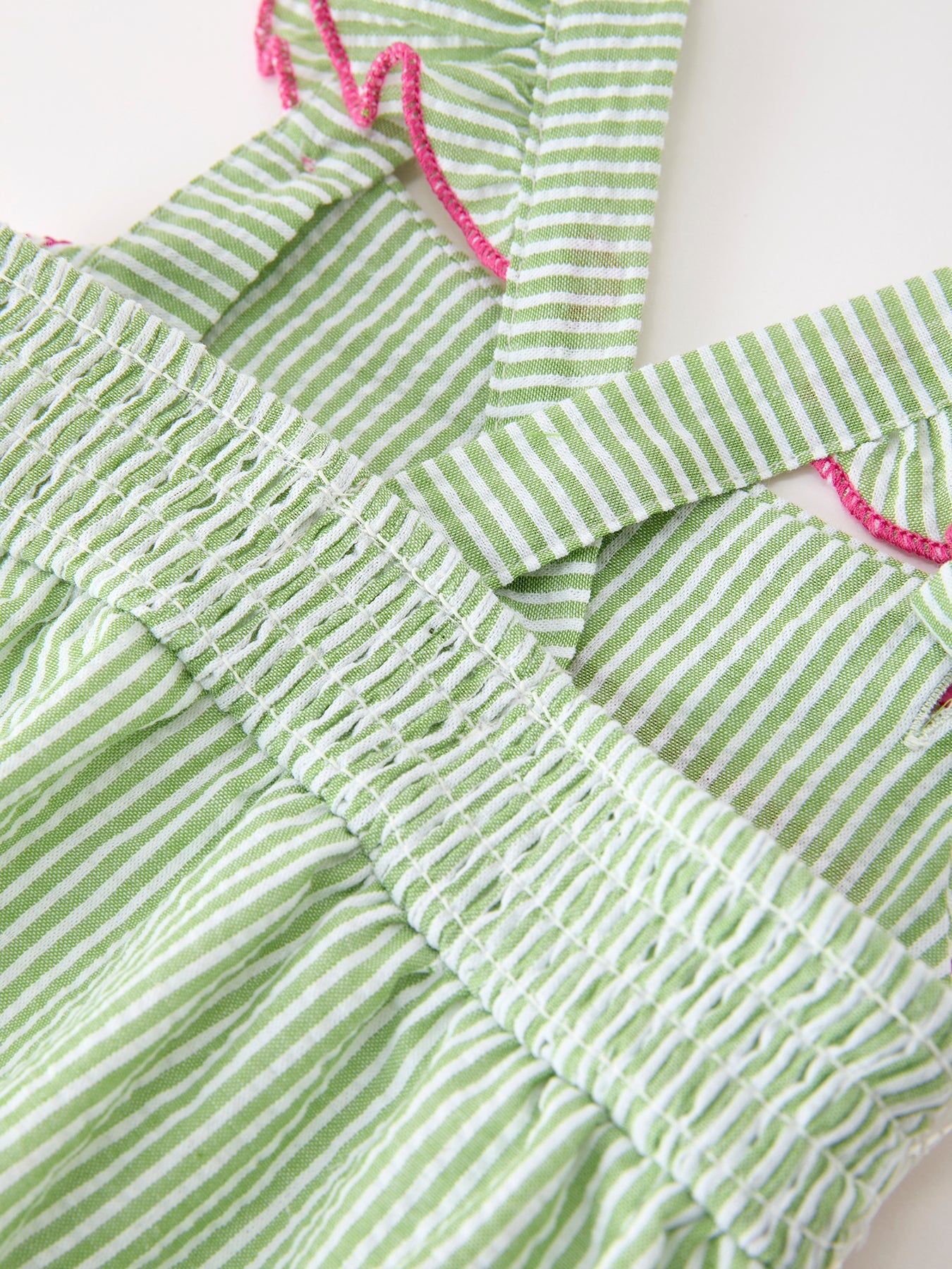 Western Boots Cactus Girls Romper Stripe Ruffle Strap Rylee Faith Designs