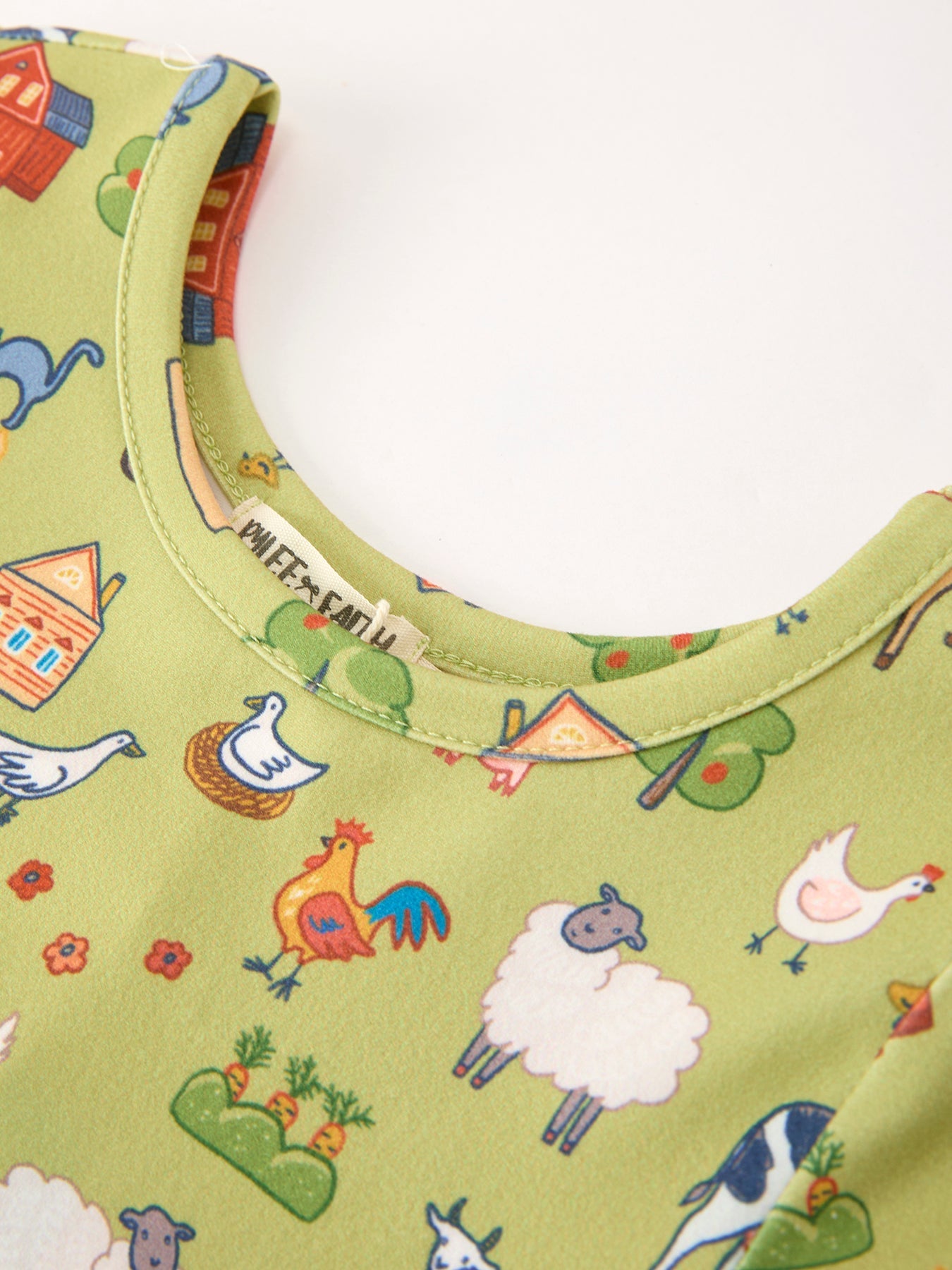 Countryside Farm Animal Pasture Twirl Girls Dress Rylee Faith Designs