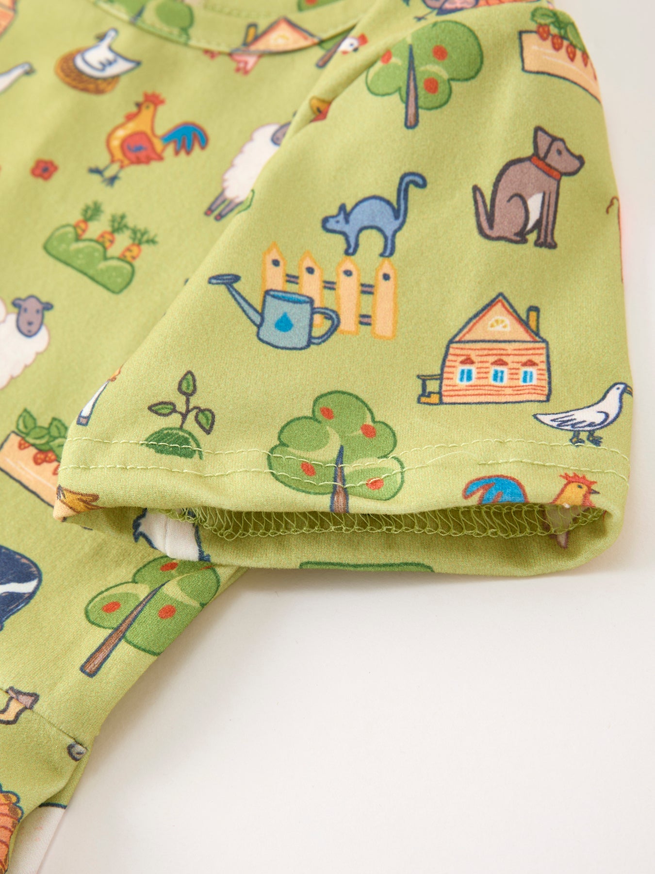 Countryside Farm Animal Pasture Twirl Girls Dress Rylee Faith Designs