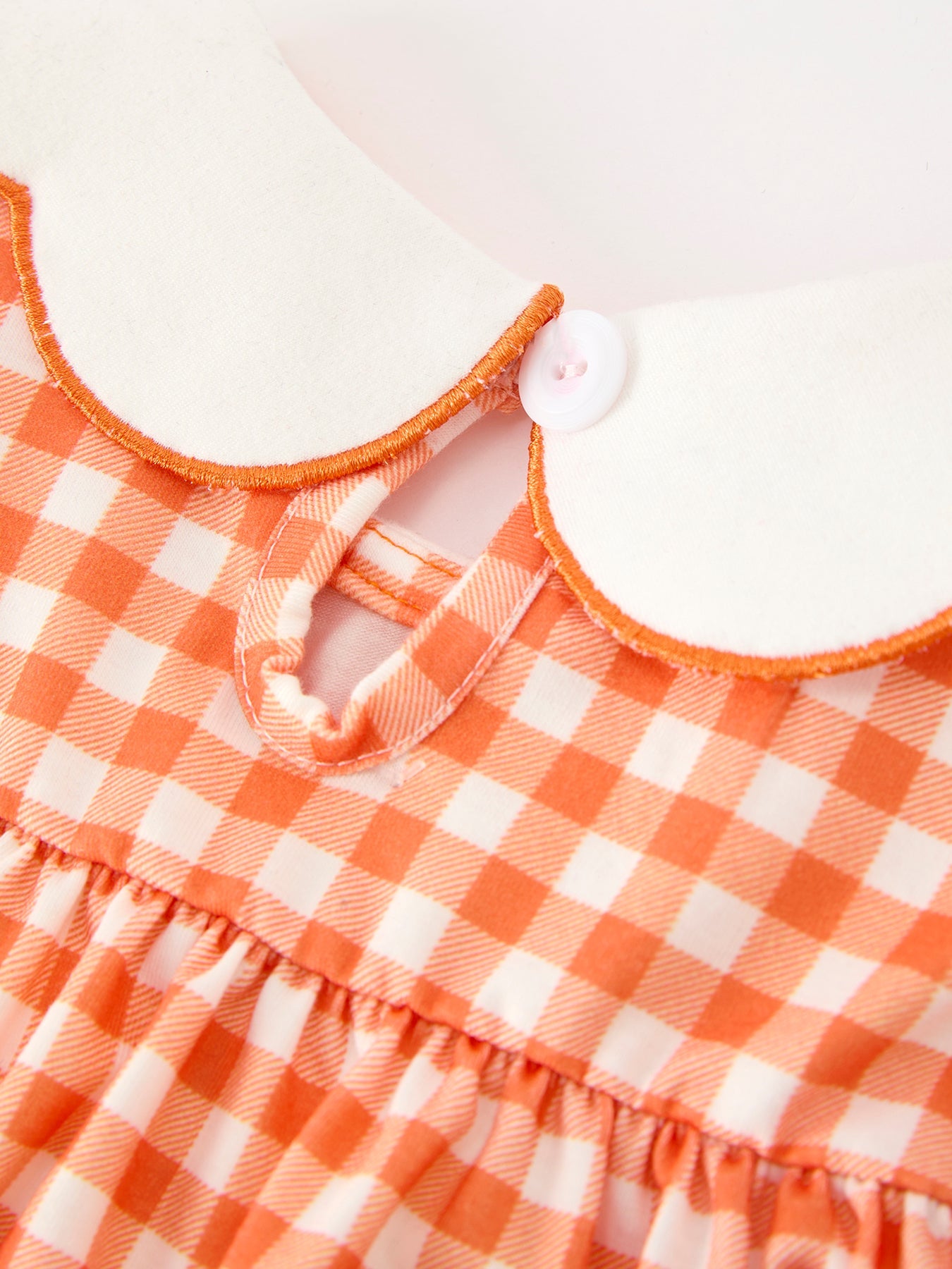 Thanksgiving Halloween Pumpkin Puff Sleeve Girls Bloomer Set Rylee Faith Designs