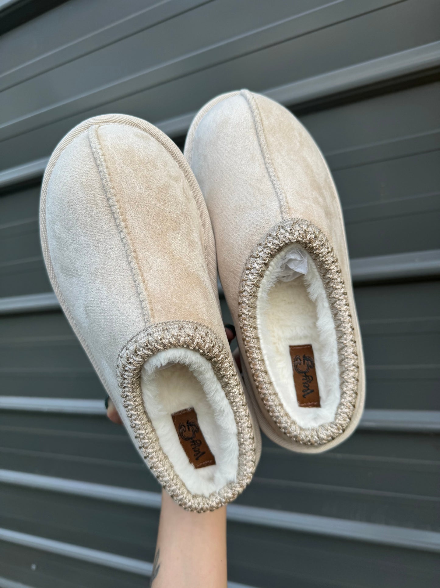 Cow print bruin slippers Gunpowder and Lace Boutique Nac
