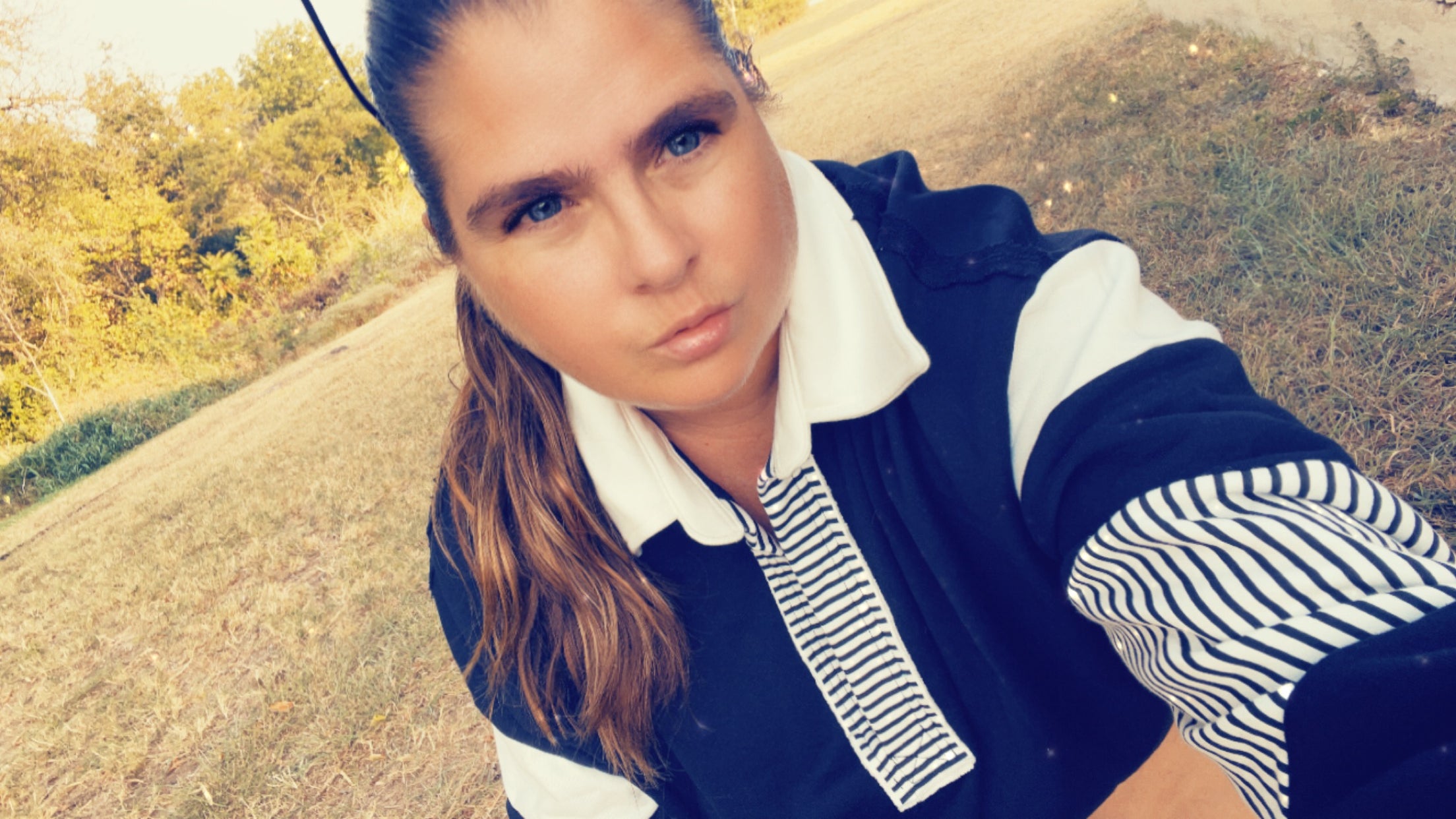 Colorblock Patchwork Collar Sweatshirt