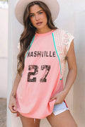 Light Pink Vintage Nashville Tank Top