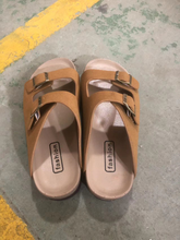 Load image into Gallery viewer, RTS: Buckle and Suede Sandal
