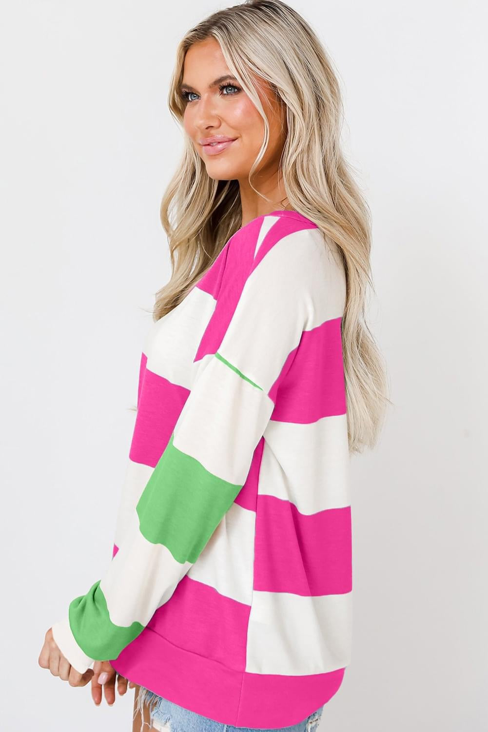 Rose Red Colorblock
