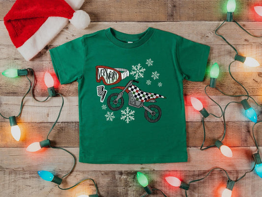 Very Merry Dirt Bike Tee