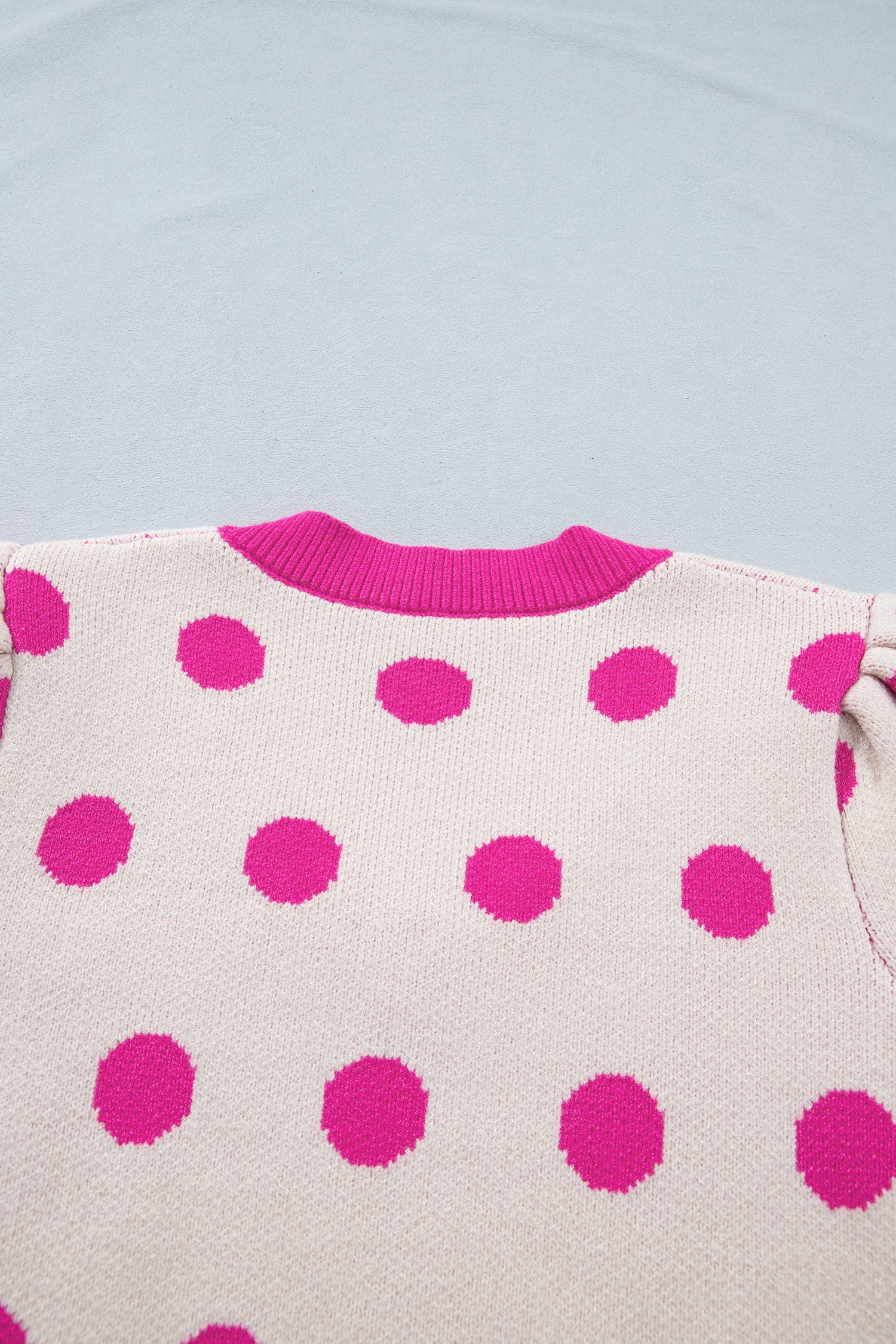 Alexia Puff Short Sleeve Sweater Threaded Pear