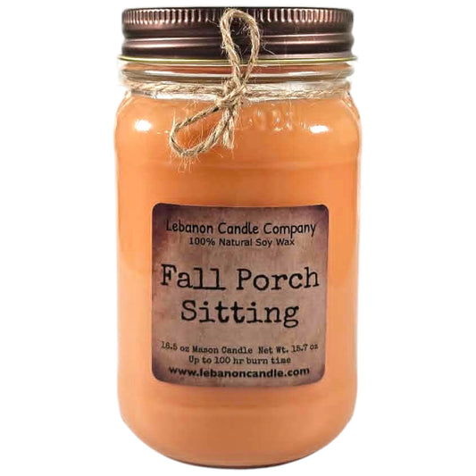 Fall Porch Sitting Candle