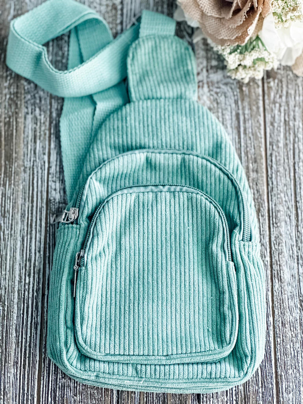 Corduroy Sling Bags