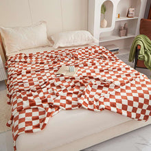 Load image into Gallery viewer, Checkered Plush Blankets
