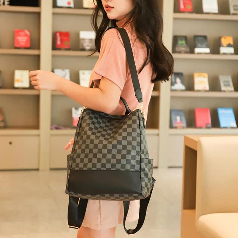 Checkered Backpack Sale
