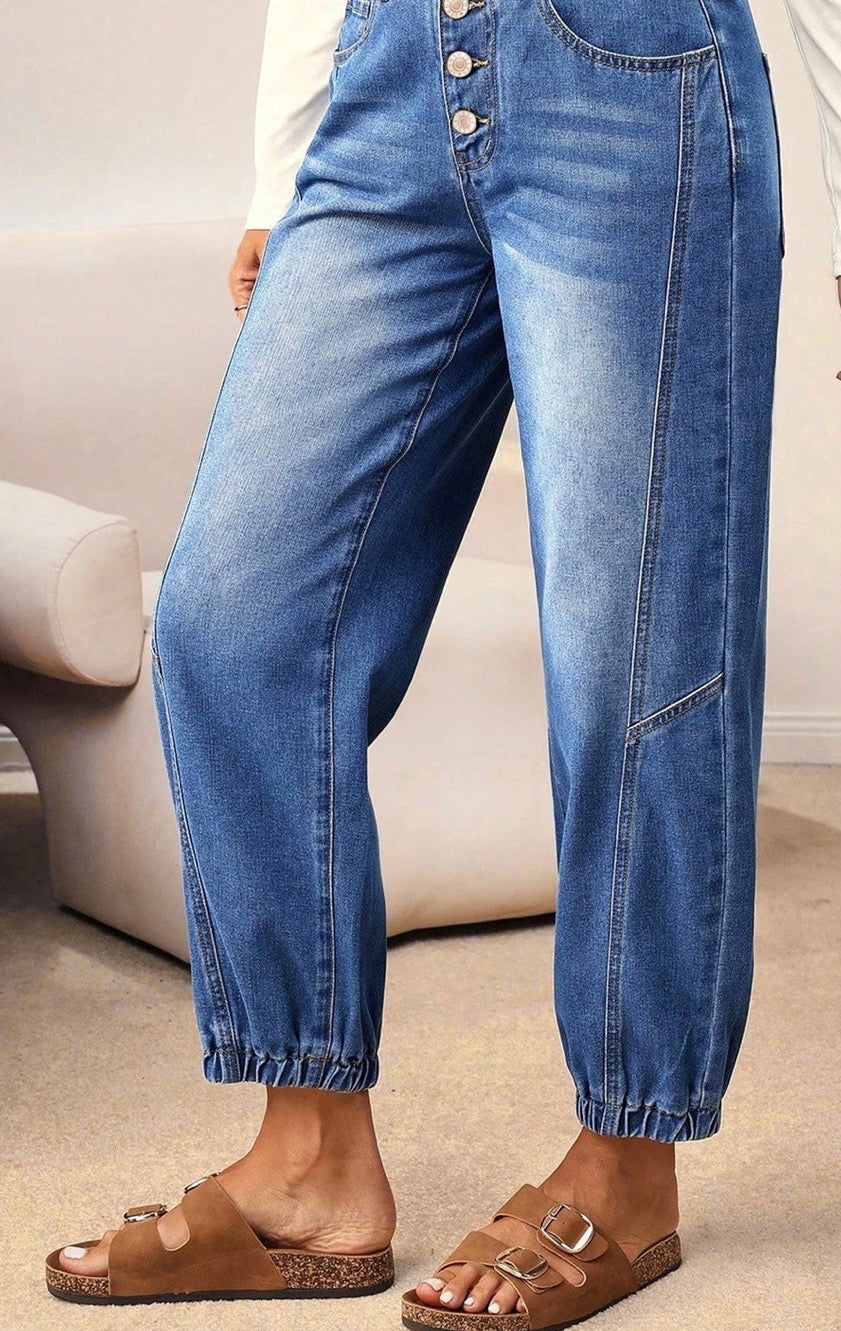 4 Button Casual Jeans