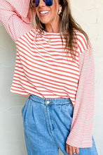 Load image into Gallery viewer, PINK STRIPED TOP **SHIPPING EXPECTED TO BEGIN ON DATE 8/11**
