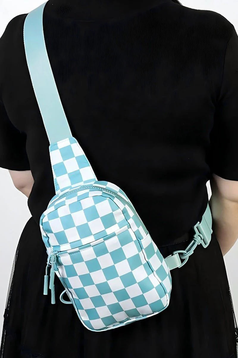 Checkered Sling Bags