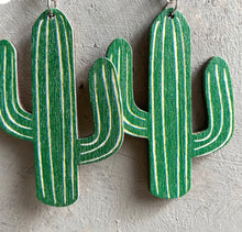 Load image into Gallery viewer, Iron Hook Wooden Earrings
