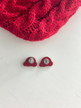 Load image into Gallery viewer, &quot;Santa Hat&quot; Studs
