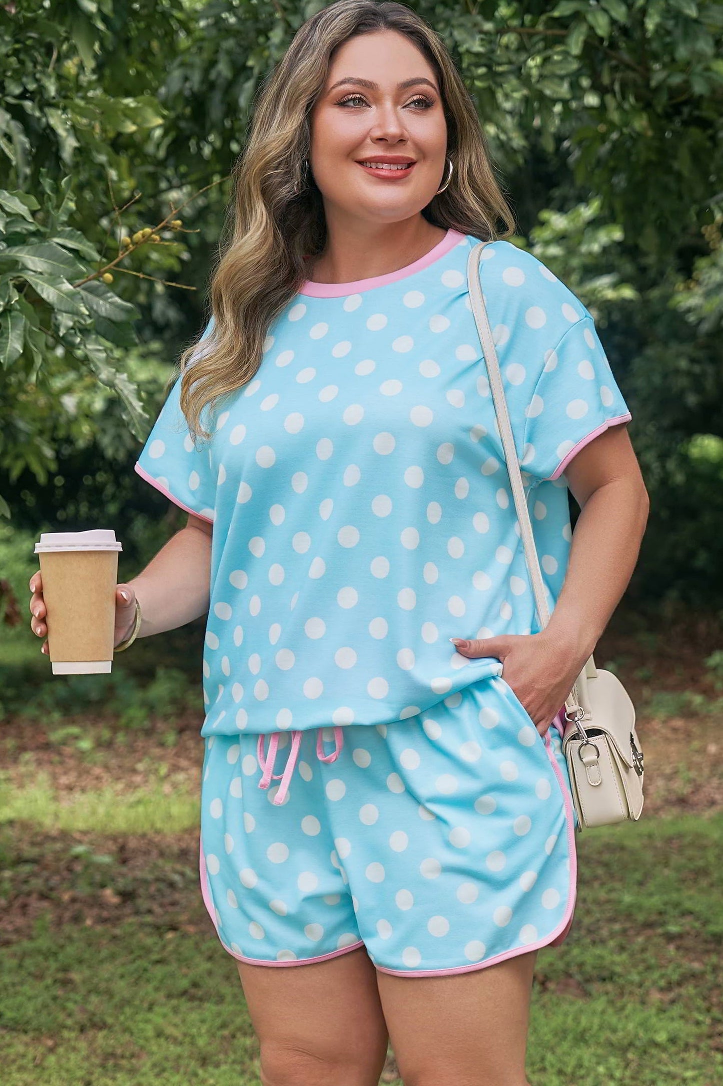Mikayla Trim 2pcs Short PLUS Set Threaded Pear