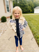 Load image into Gallery viewer, RTS: Leopard Mama and Me shacket-
