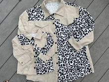 Load image into Gallery viewer, RTS: Leopard Mama and Me shacket-
