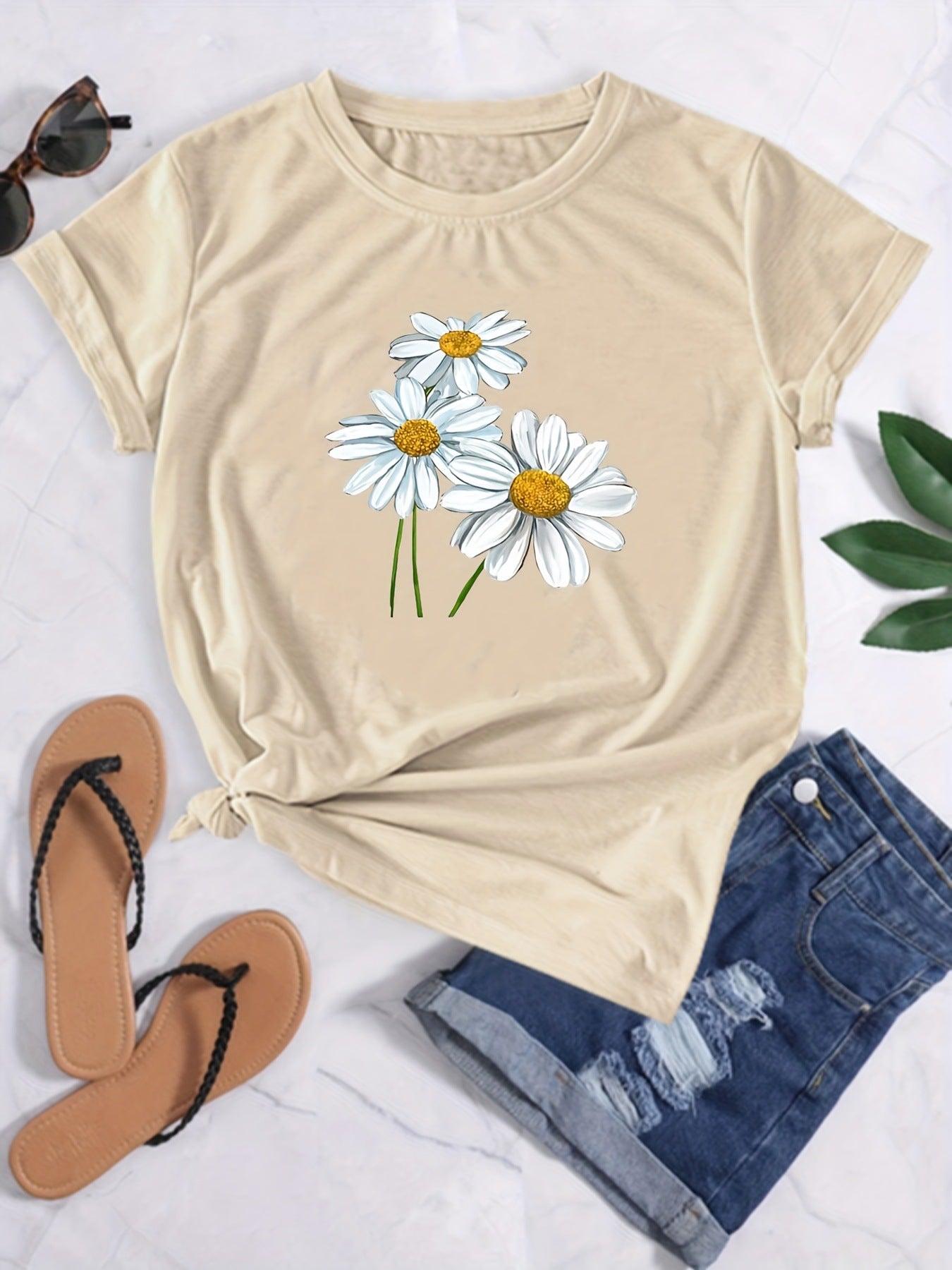 Cartoon Print Short Sleeve T-Shirt – 3 Colors | XS–4XL
