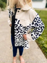 Load image into Gallery viewer, RTS: Leopard Mama and Me shacket-
