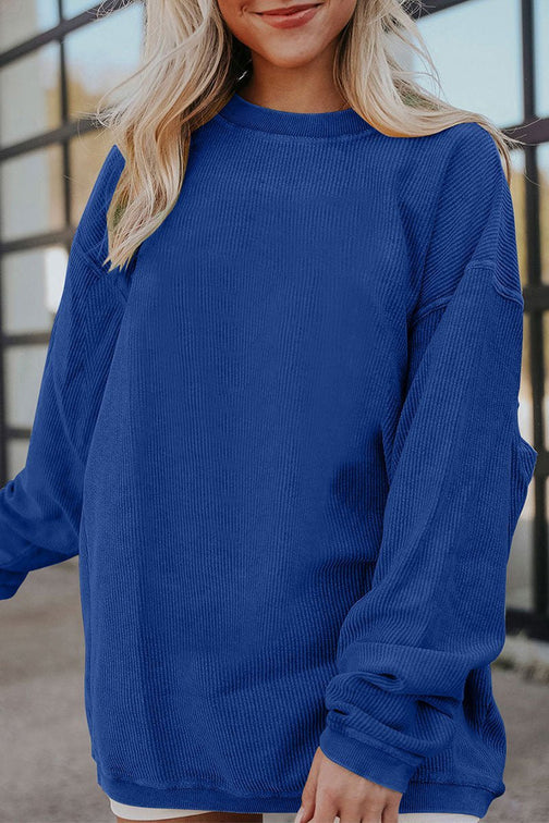 Hint of Fall Blue Sweatshirt