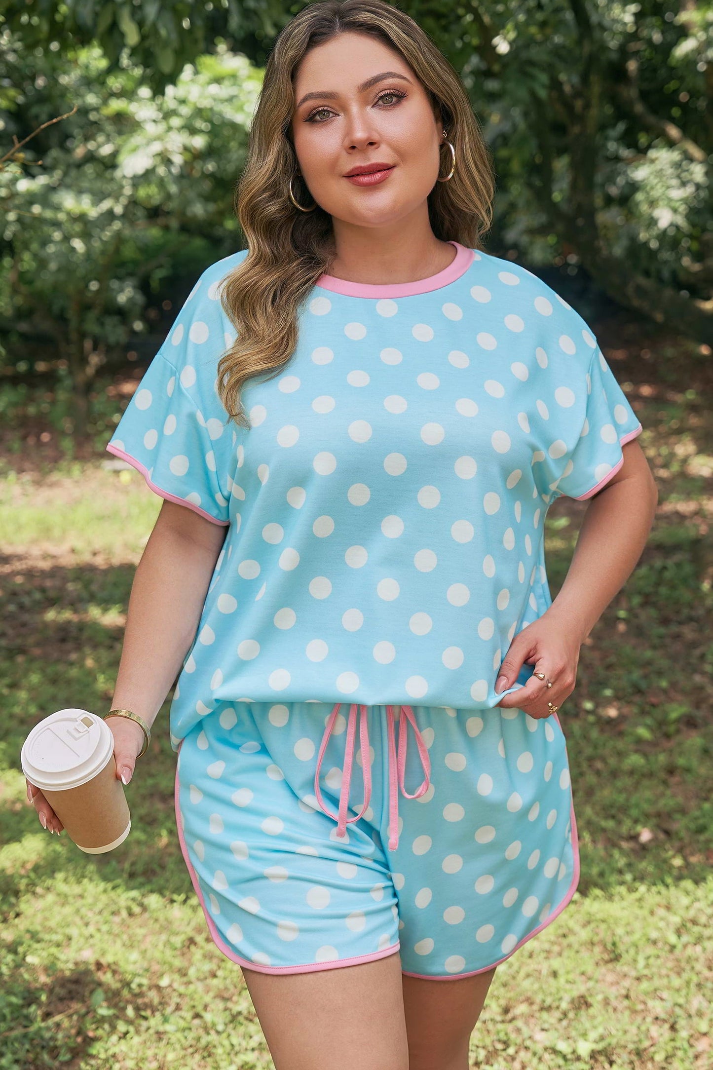 Mikayla Trim 2pcs Short PLUS Set Threaded Pear