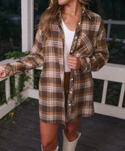 Load image into Gallery viewer, Lola Flannel Tunic Top
