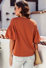 Load image into Gallery viewer, RTS: Bell Sleeve Shirt-
