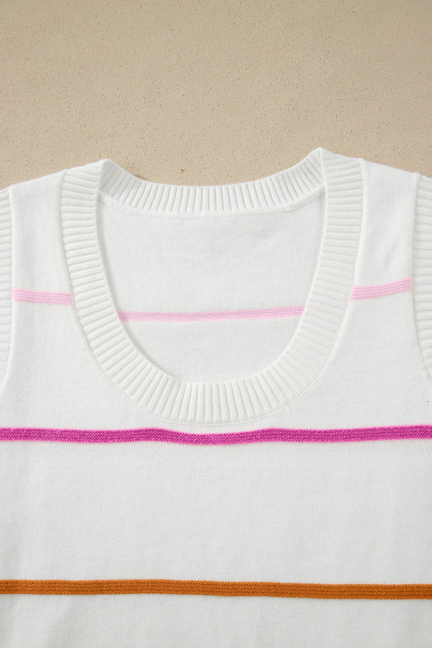Soraya Stripe Knitted Sweater Threaded Pear