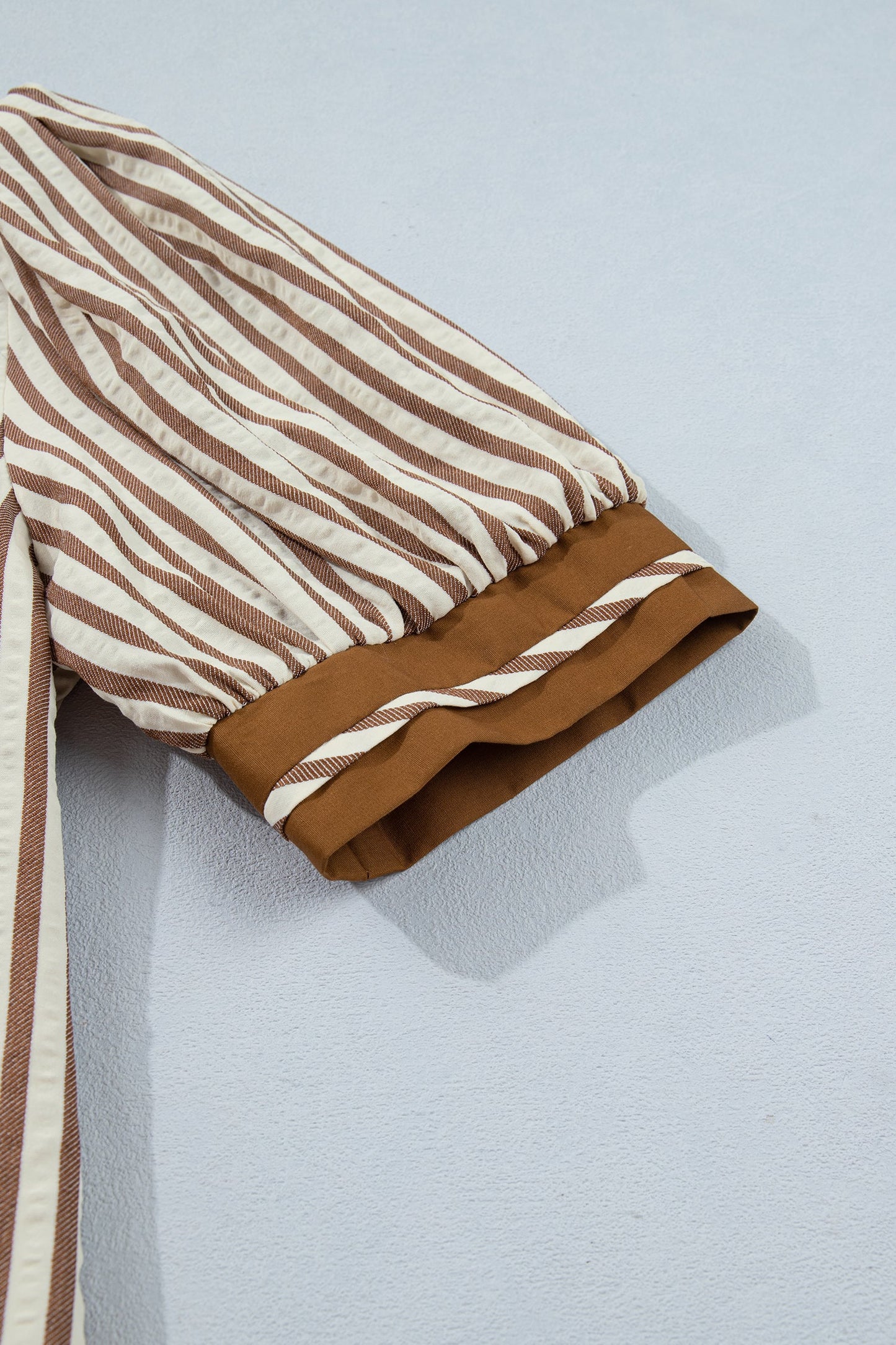 Annabelle Stripe Shirt Threaded Pear