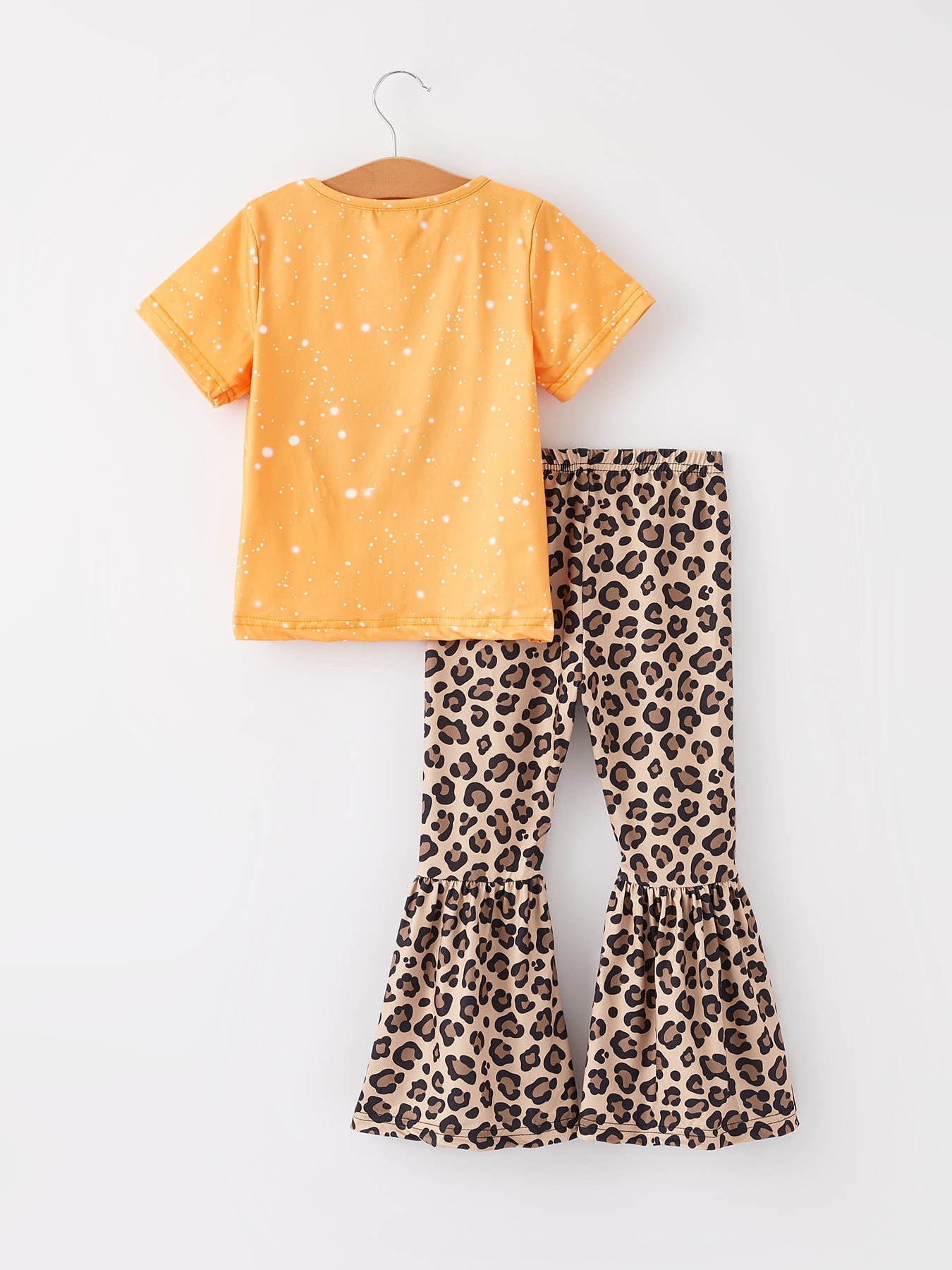 Western  Leopard Print Girls Set Rylee Faith Designs
