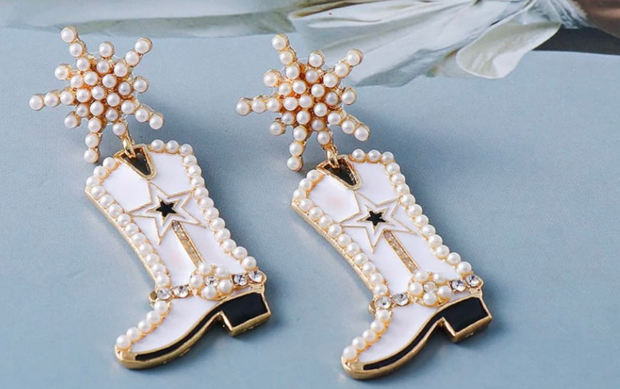 Boot Alloy Earrings