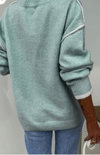 Load image into Gallery viewer, Contrast Edge Crewneck Sweater
