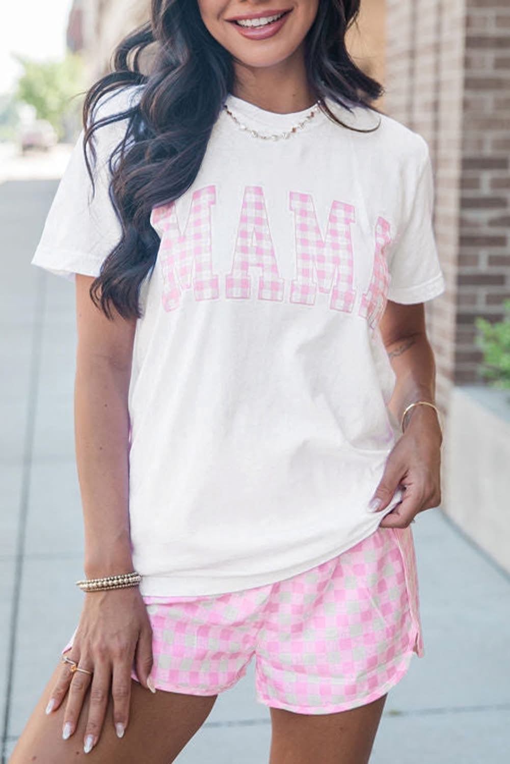 White MAMA lounge set