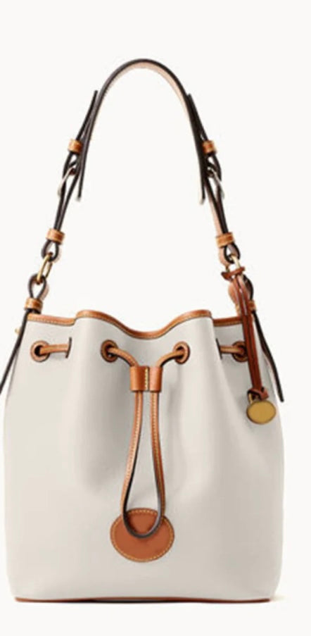 PU Drawstring Bucket Bag
