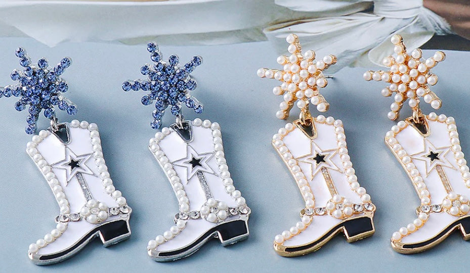 Boot Alloy Earrings Amazing Willow Co