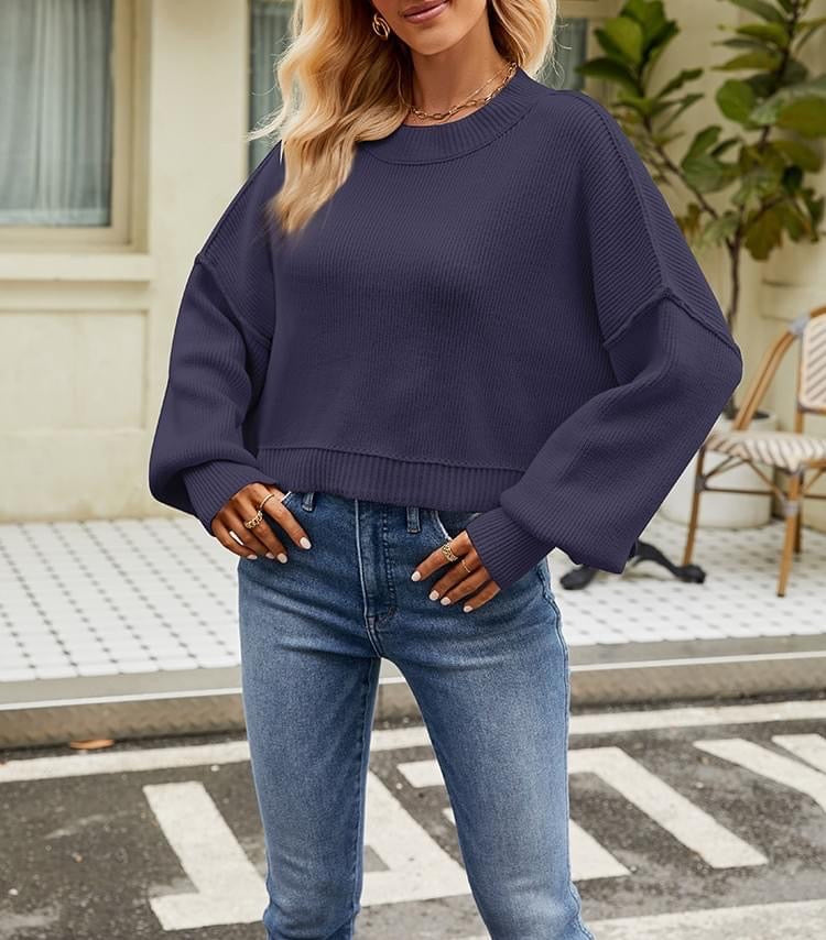 Drop Sleeve Sweater
