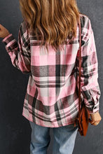 Load image into Gallery viewer, Pink Plaid Button Up
