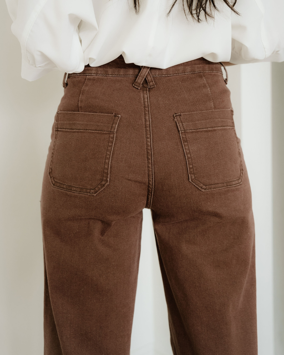 Rylan Retro Washed Patch Pocket Loose Jeans Indie & Co.
